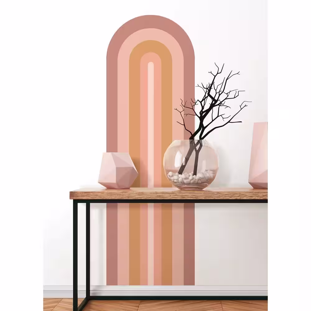 WallPOPs Neutral Retro Raimbow Archway Wall Decals