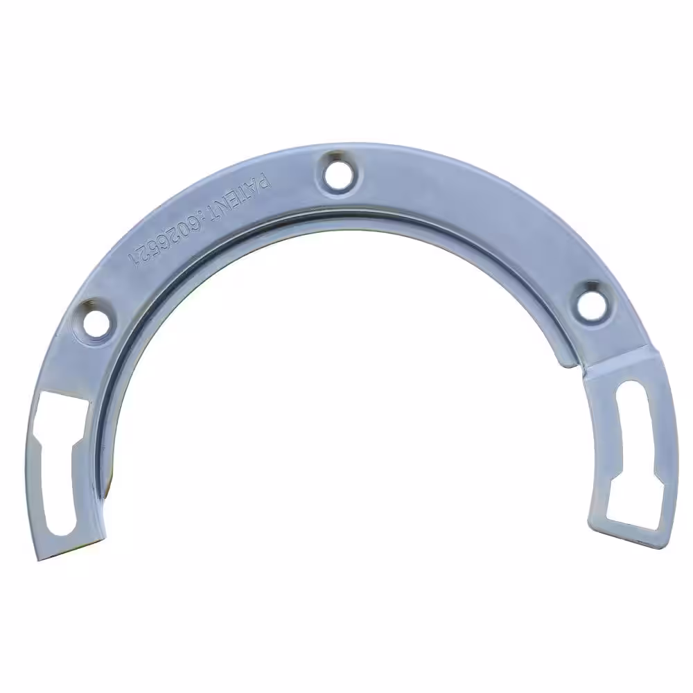 JONES STEPHENS 7-1/2 in. Width x 3/4 in. Height Galvanized Steel Moss Bay Repair Flange for Closet/Toilet Applications