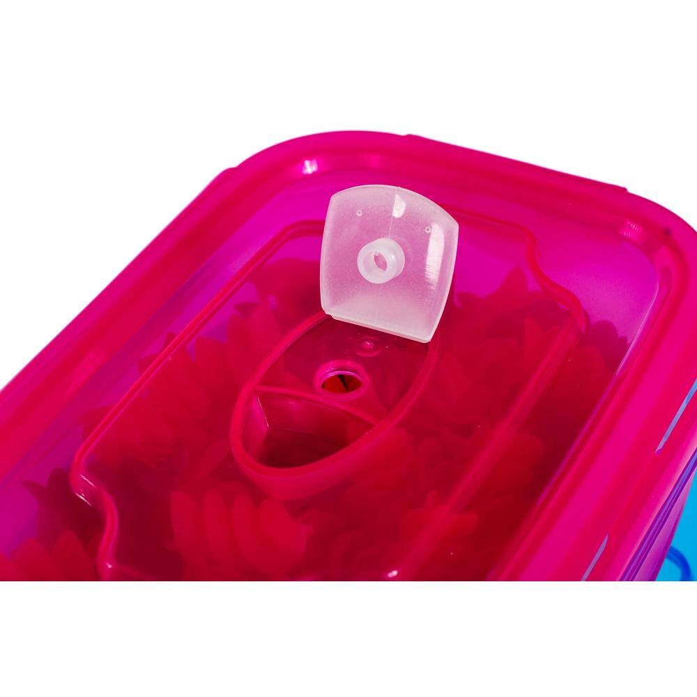 None Jumbo 5-Piece Lock and Seal Rectangle Food Storage Container Set
