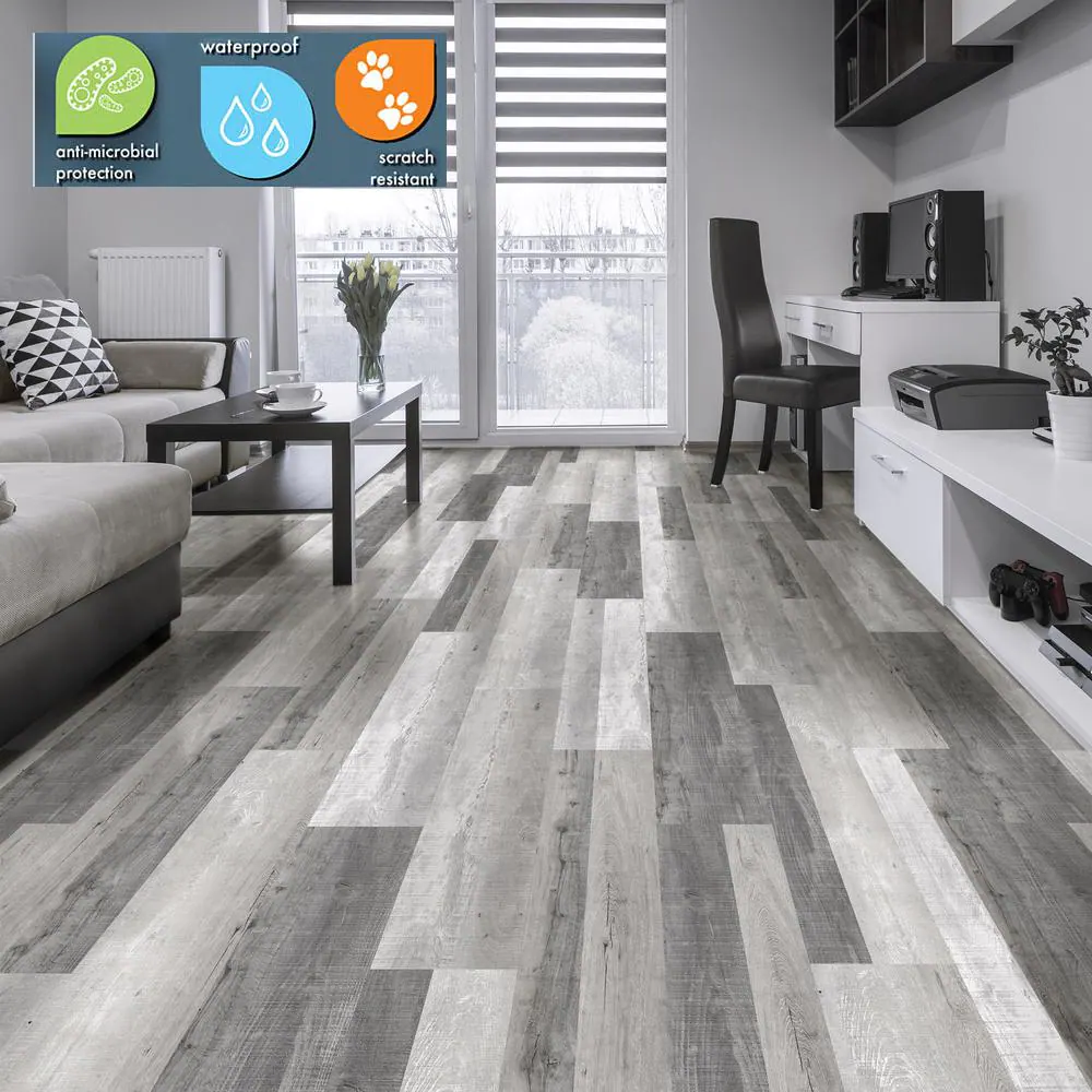 Lifeproof Alpine Backwoods Oak 6 MIL x Multi-Width x 48 in. L Click Lock Waterproof Lux Vinyl Plank Flooring (546.8 sqft/pallet)