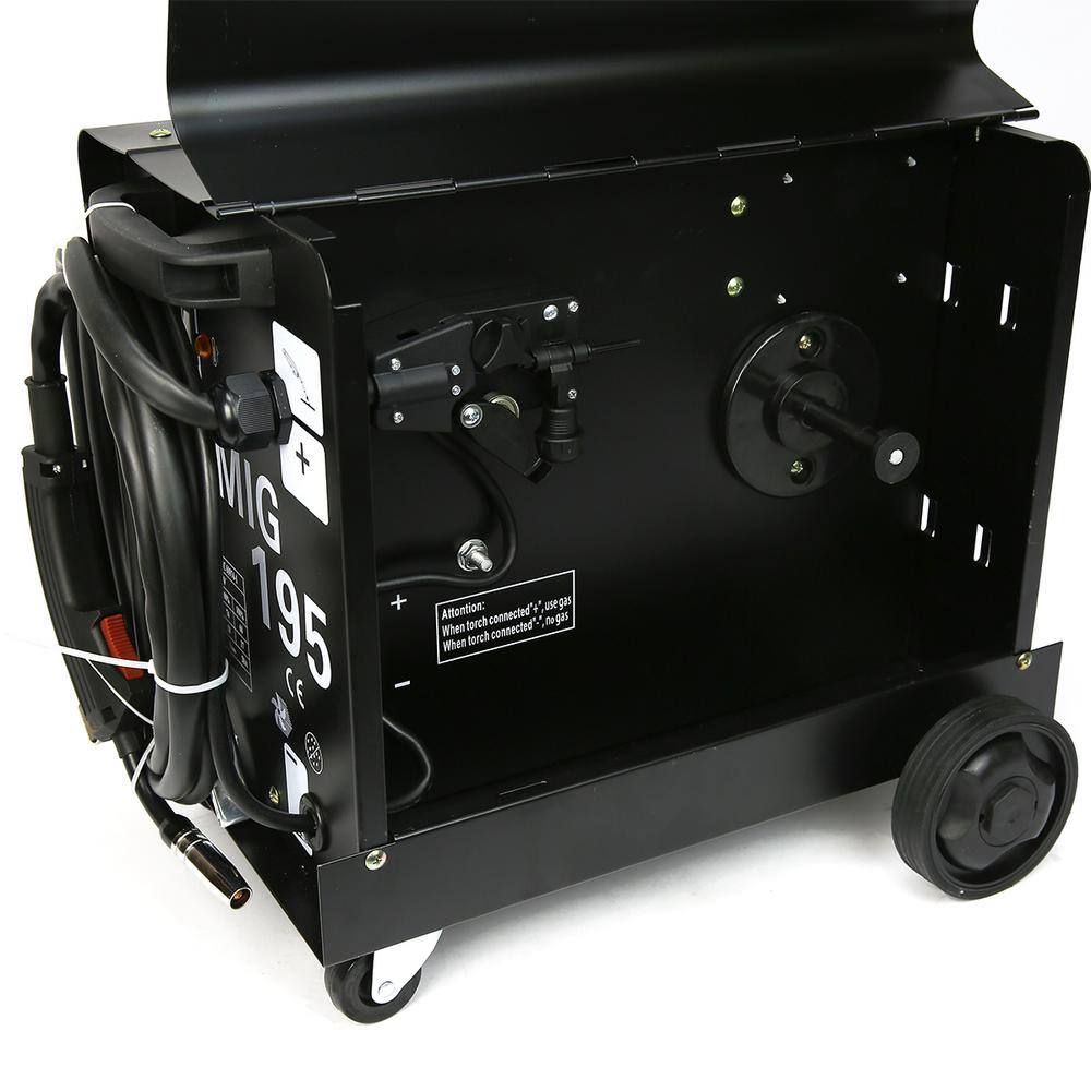 XtremepowerUS 190 Amp Dual MIG-195 230-Volt Gasoline Flux Core Auto Wire Aluminum Welding Machine Gas/No Gas Welder