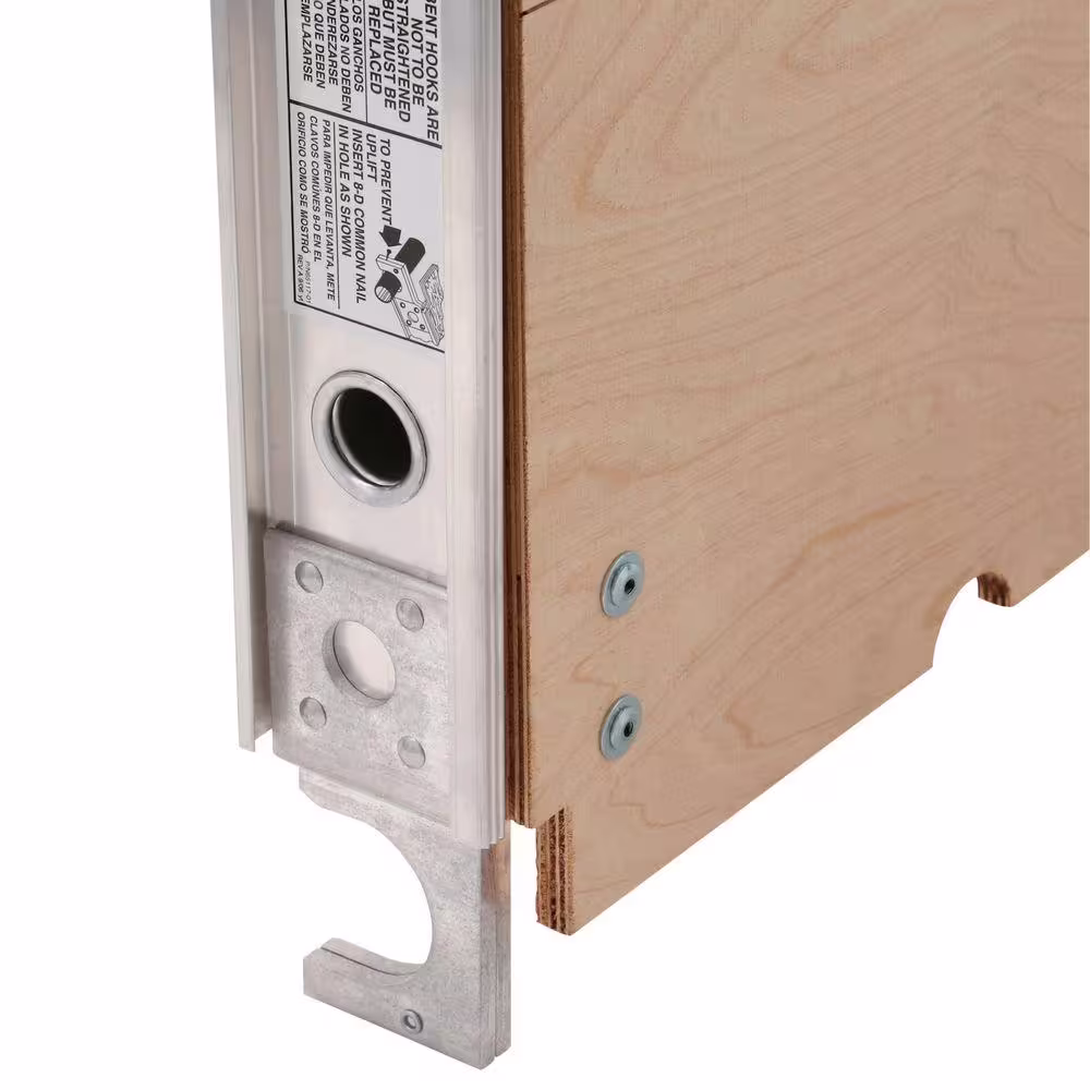 Werner 7 ft. x 19 in Plywood Decked Aluma-Plank with 250 lb. Load Capacity
