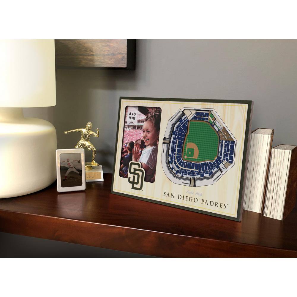 YouTheFan MLB San Diego Padres 3D StadiumView Picture Frame Multi-Colored- Petco Park