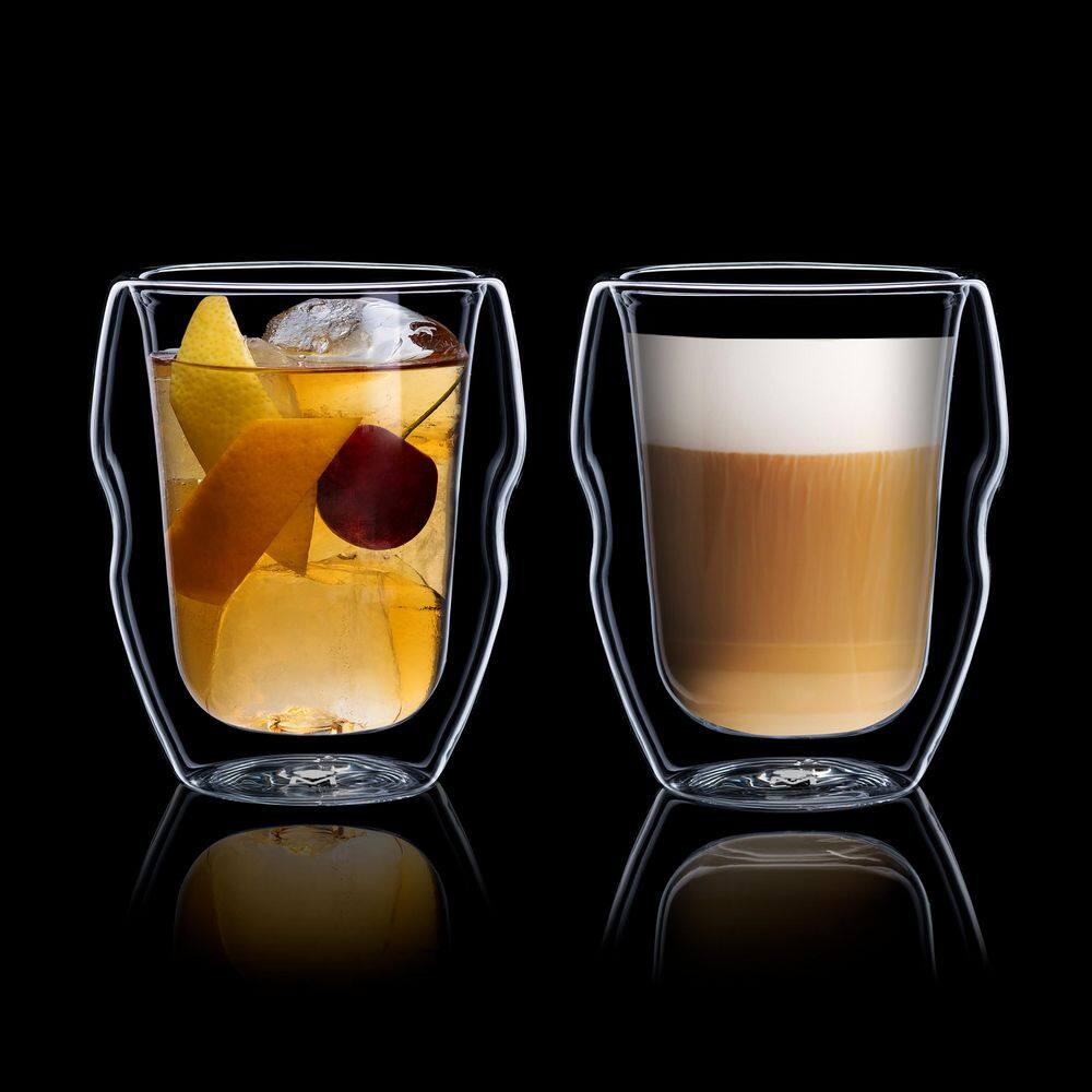 None Set of 2-Whiskey Glasses - 12.85 oz.