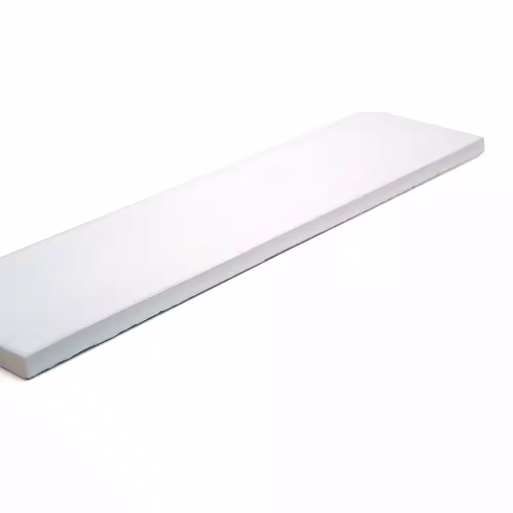 None Hues White 2.56 in. x 10.24 in. Matte Ceramic Floor and Wall Tile (5.46 sq. ft./Case)