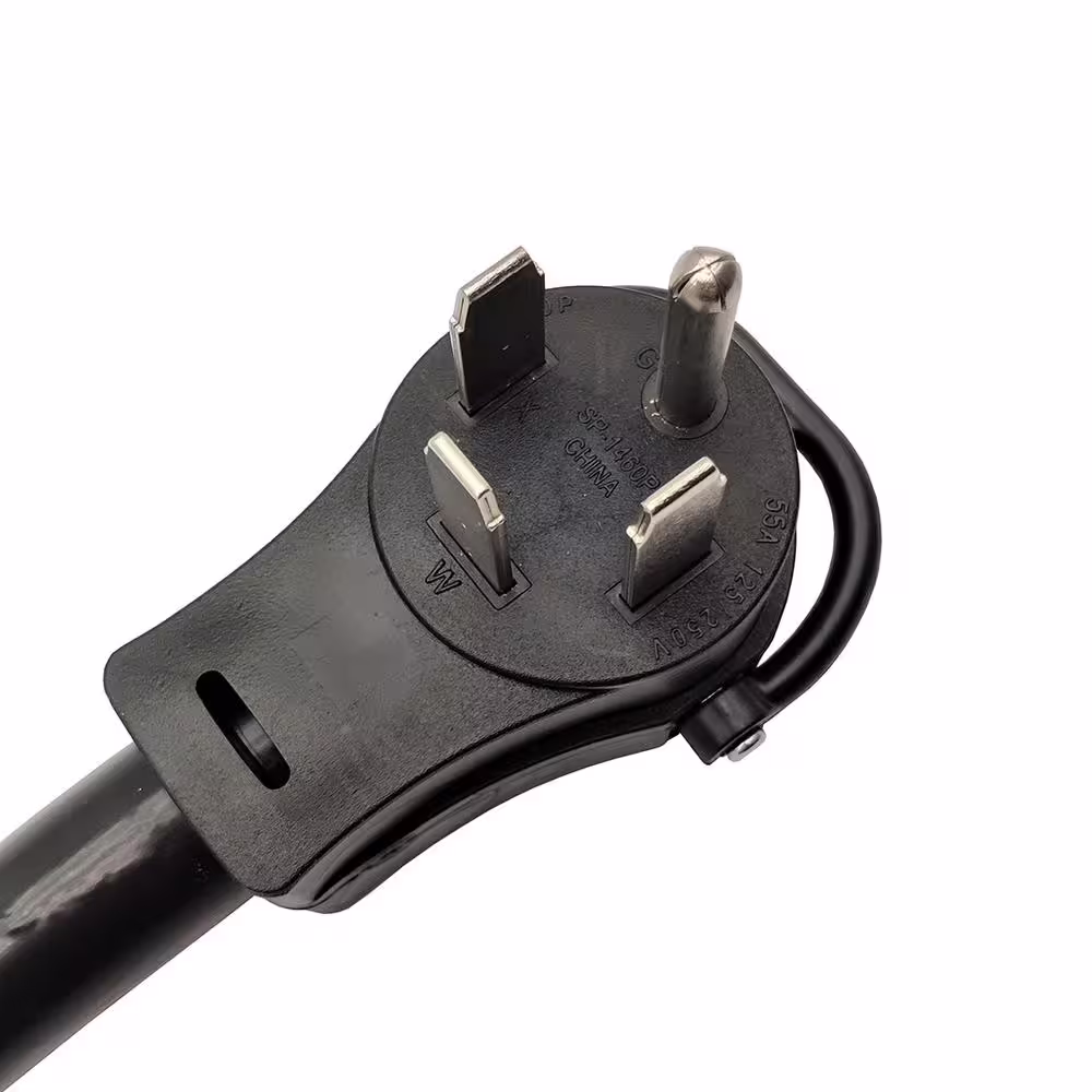 parkworld 3 ft. 125/250-Volt 50 Amp Generator 4-Prong NEMA 14-60 Splitter NEMA 14-60P Plug to (2)14-60R Receptacle Y Adapter Cord