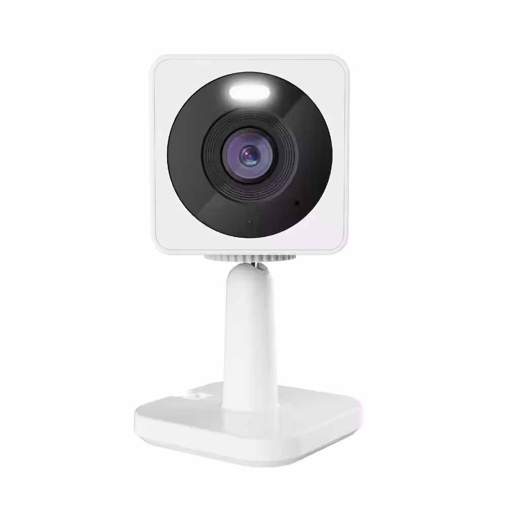 WYZE Cam OG, Wired Indoor/Outdoor 1080p HD Smart Home Security Camera with Built-In Spotlight