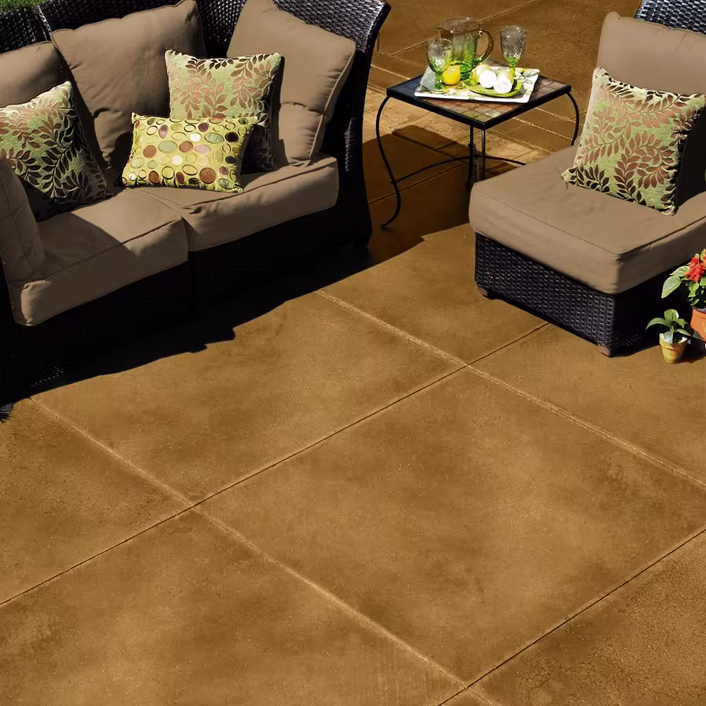 BEHR PREMIUM 1 gal. #DCS-865 Terra Cotta Semi-Transparent Flat Interior/Exterior Decorative Concrete Stain