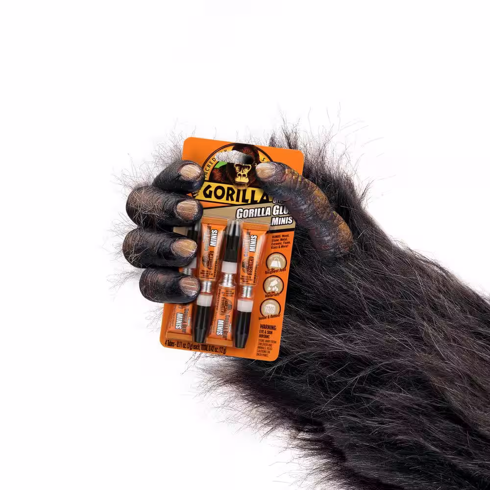 Gorilla Four 3g Original Glue Mini Tubes (6-Pack)