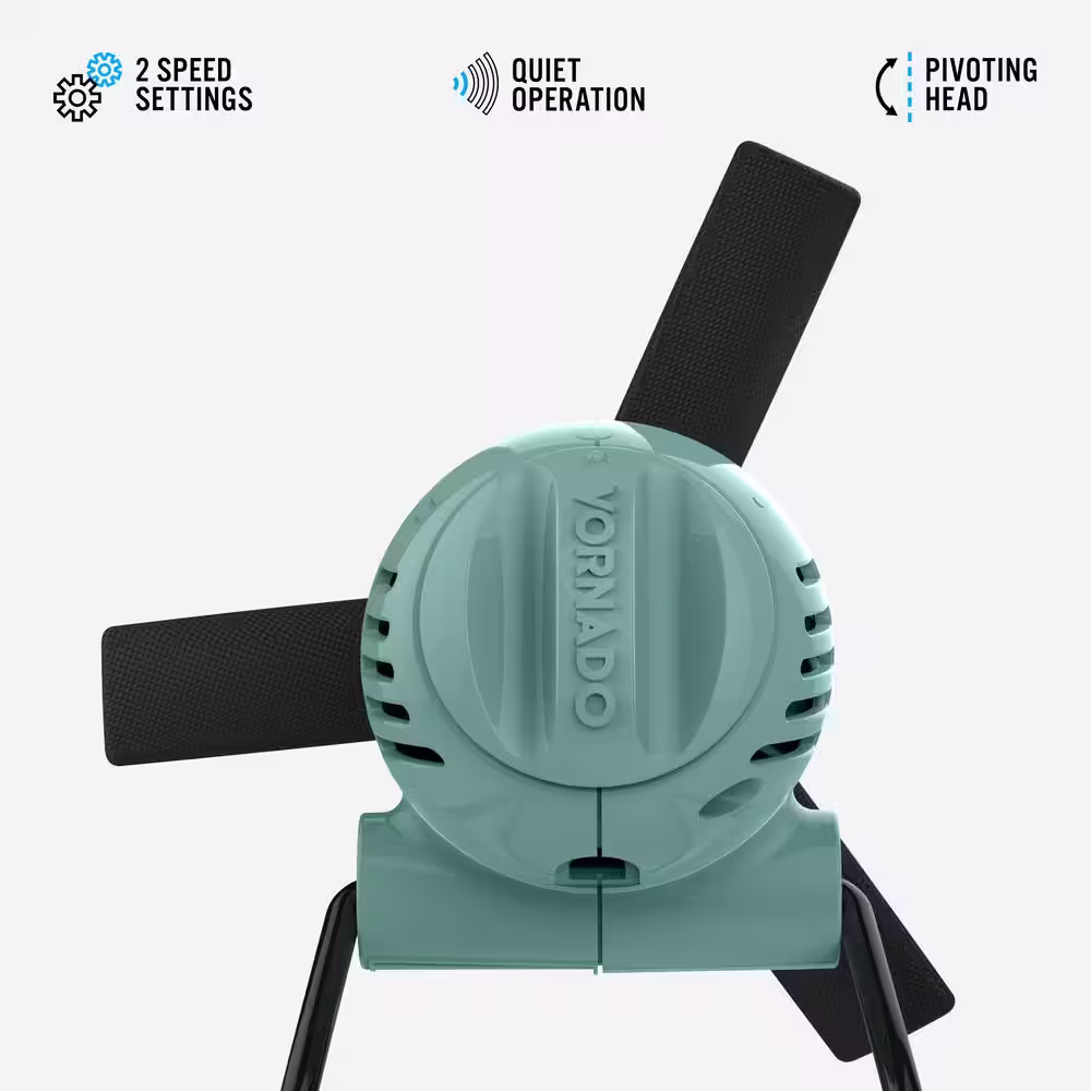 Vornado Zippi 7.4 in. Small Personal Fan for Desk, Nightstand, Tabletop Travel