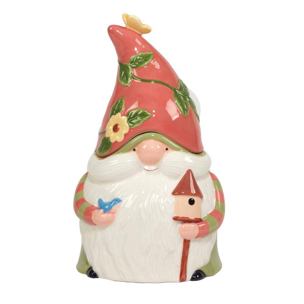 Certified International Garden Gnomes 1-Piece 3-D Cookie Jar