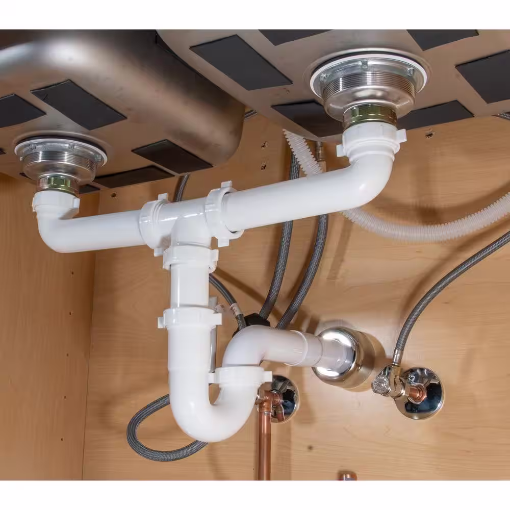 Oatey 1-1/2 in. White Plastic Sink Drain Wall Tube