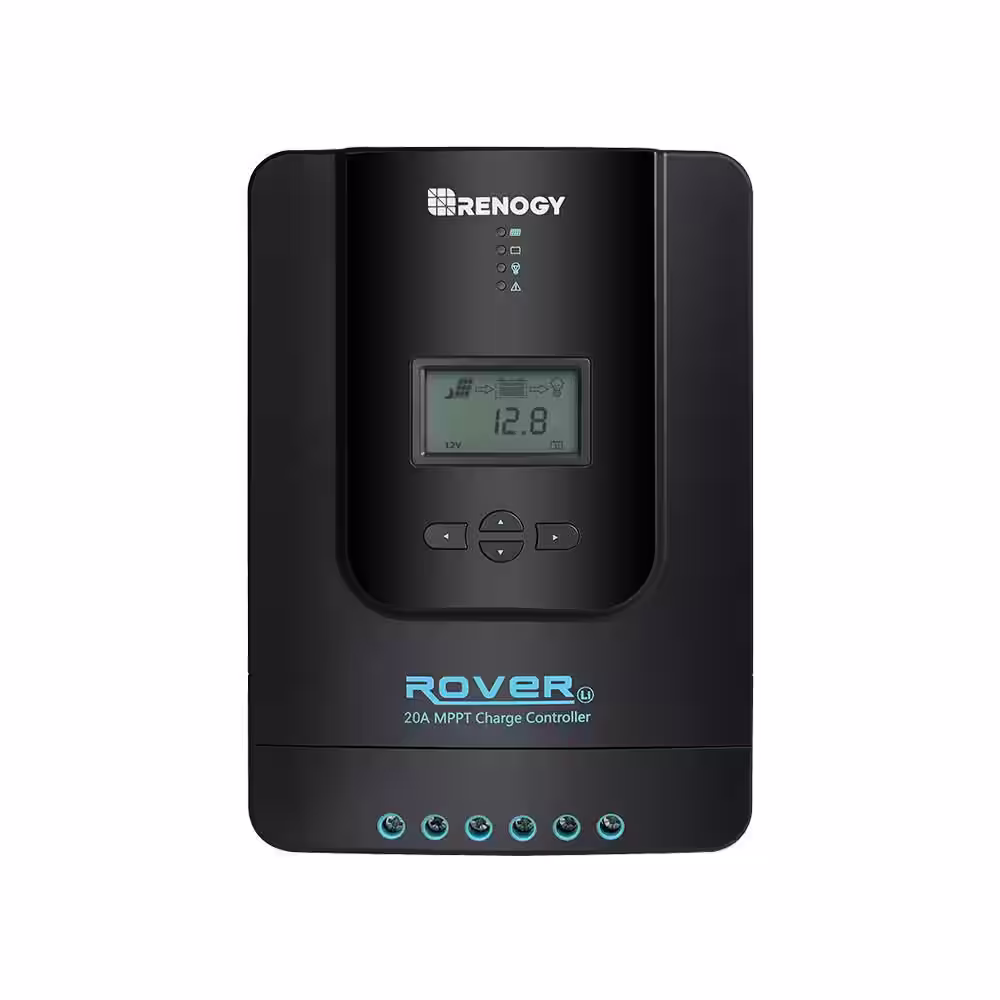 Renogy Rover Li 24-Volt 20 Amp MPPT Solar Charge Controller with Bluetooth Module