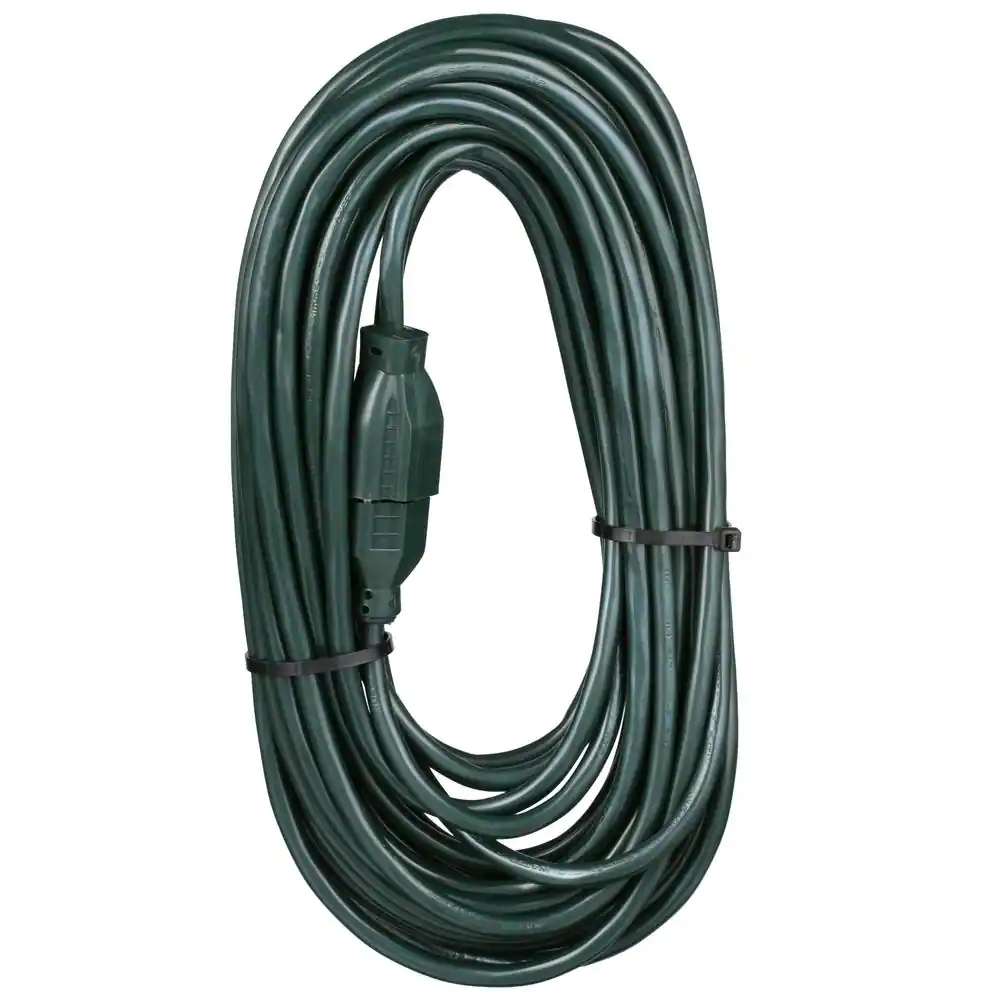 HDX 15 ft. 16/3 Indoor/Outdoor Landscape Extension Cord, Green