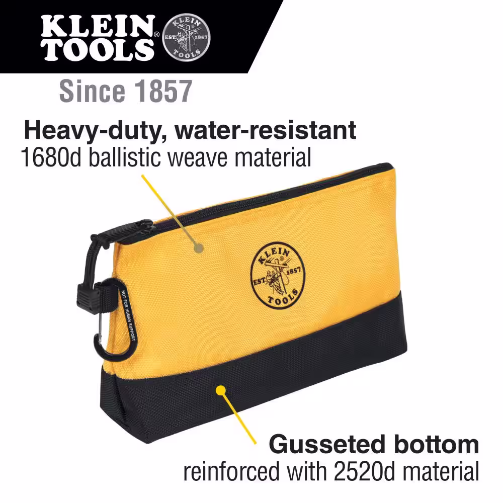 Klein Tools 14 in. Stand-Up Zipper Bags (5-Pack)