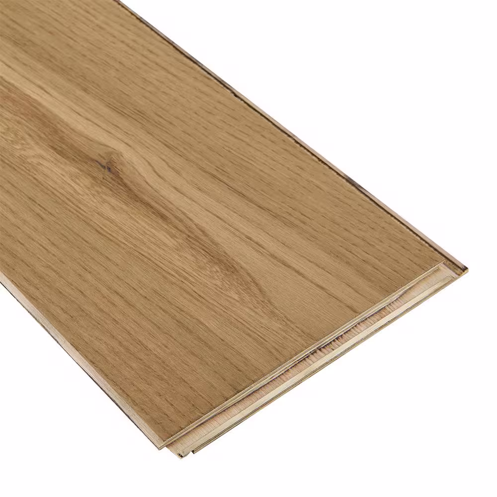 Bruce Time Honored Tinted Natural Oak 3/8 in. T x 7.3 in. W Click-Lock Engineered Hardwood Flooring (32.6 sq.ft./case)