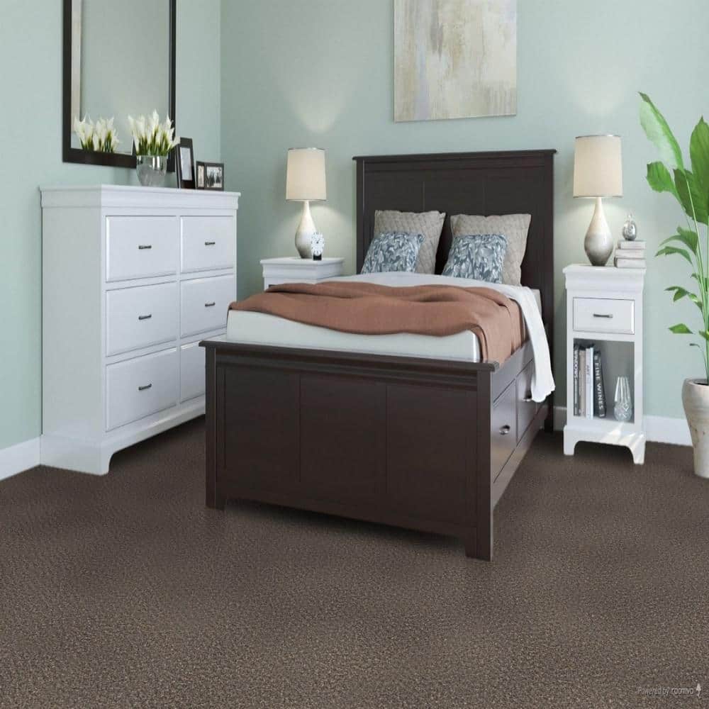 TrafficMaster Pebble Riverstone Residential 18 in. x 18 Peel and Stick Carpet Tile (10 Tiles/Case) 22.5 sq. ft.