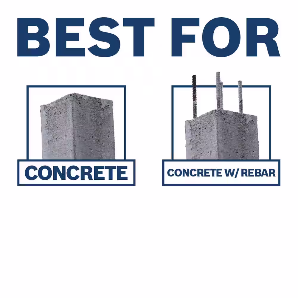 Bosch 1/2 in. x 16 in. x 21 in. SDS-MAX Speed-X Carbide Rotary Hammer Drill Bit for Concrete Drilling