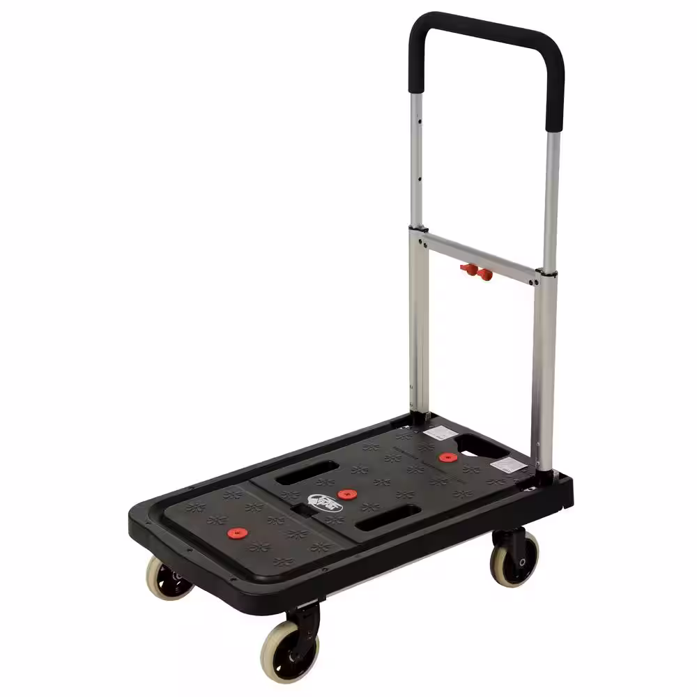 Vestil 26.75 in. x 16.25 in. Fold Flat Plastic Cart