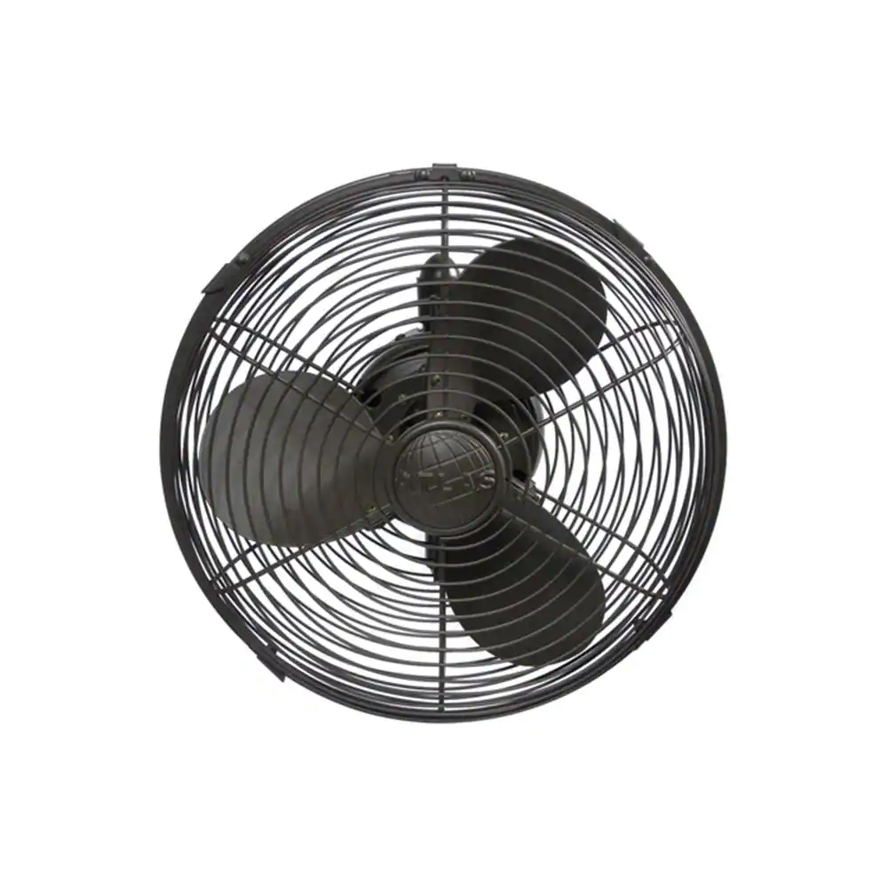 Atlas Kaye 13 in. LED Indoor/Outdoor Textured Bronze Ceiling Fan with Wall Control