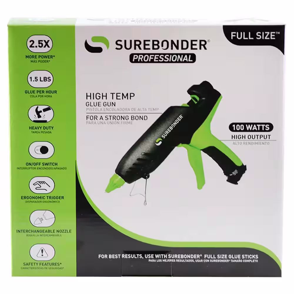 Surebonder Professional Series 100-Watt Full Size High Temperature Glue Gun