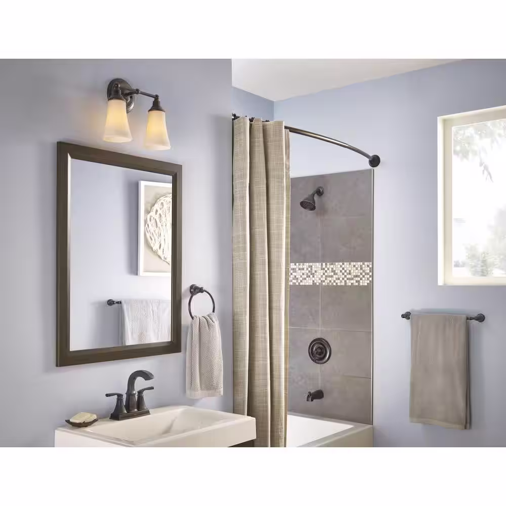 MOEN Banbury 24 in. Towel Bar in Mediterranean Bronze (2-Pack)