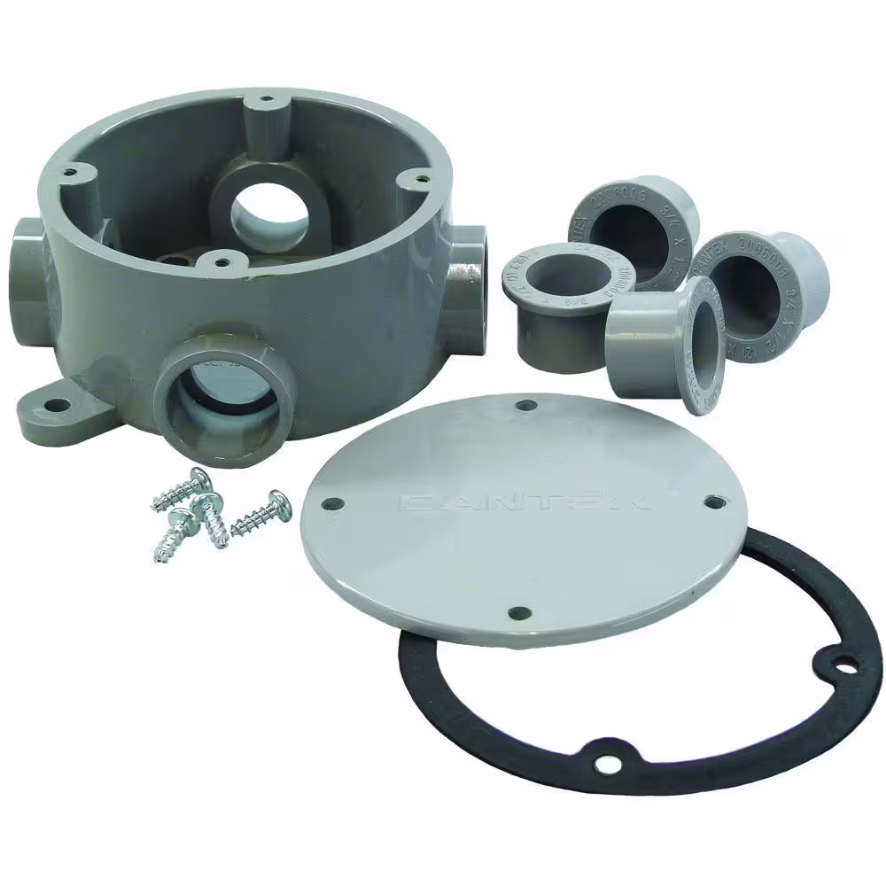 None 4 in. Round Junction Box