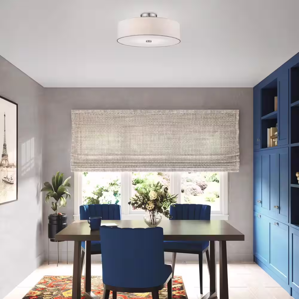 AVIANCE LIGHTING Mercury 4 Light Brushed Nickel Semi Flush Mount Lighting