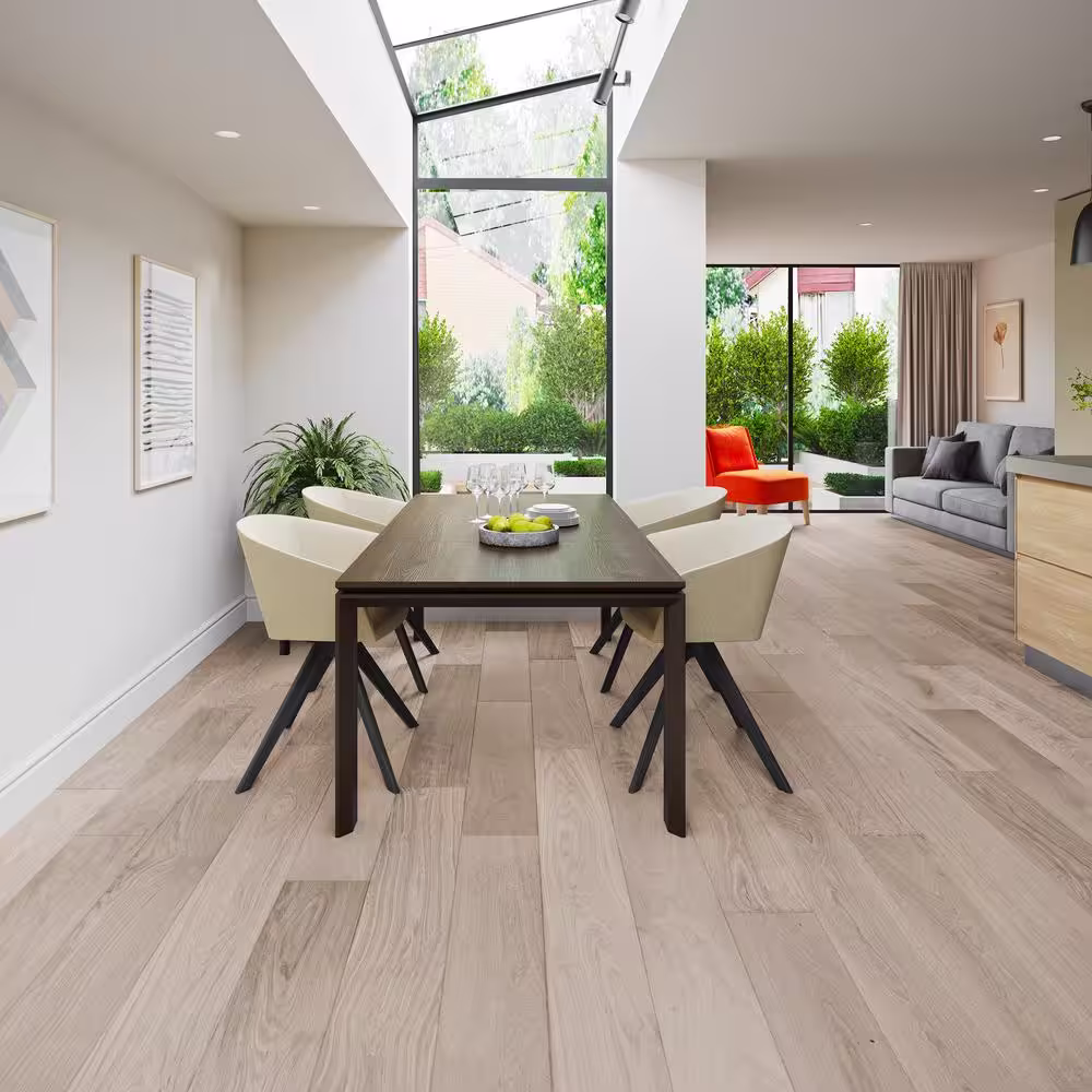 Malibu Wide Plank Artesia French Oak 3/8 in. T x 6.5 in. W Water Resistant Wirebrushed Engineered Hardwood Flooring (23.6 sq. ft./case)