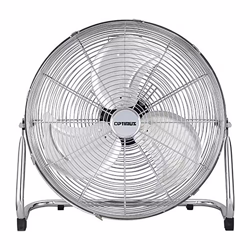 Optimus 12 in. Industrial Grade High Velocity Drum Fan with Chrome Grill