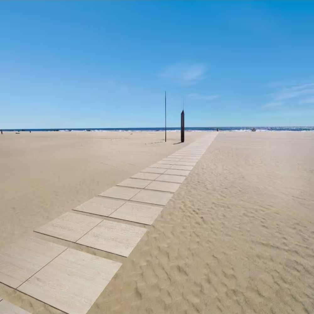 Corso Italia Sample - Foresta White 8 in. x 8 in. x 0.75 in. Porcelain Paver