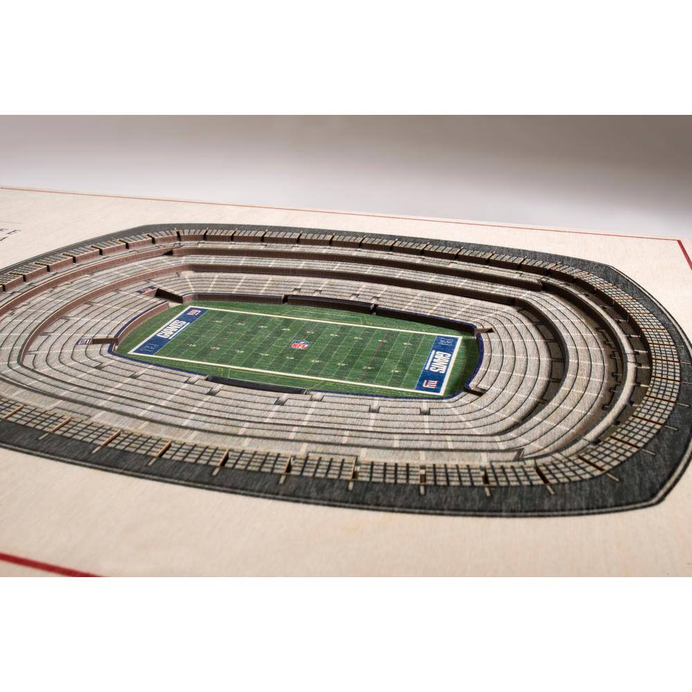 YouTheFan NFL New York Giants 5-Layer Stadiumviews 3D Wooden Wall Art