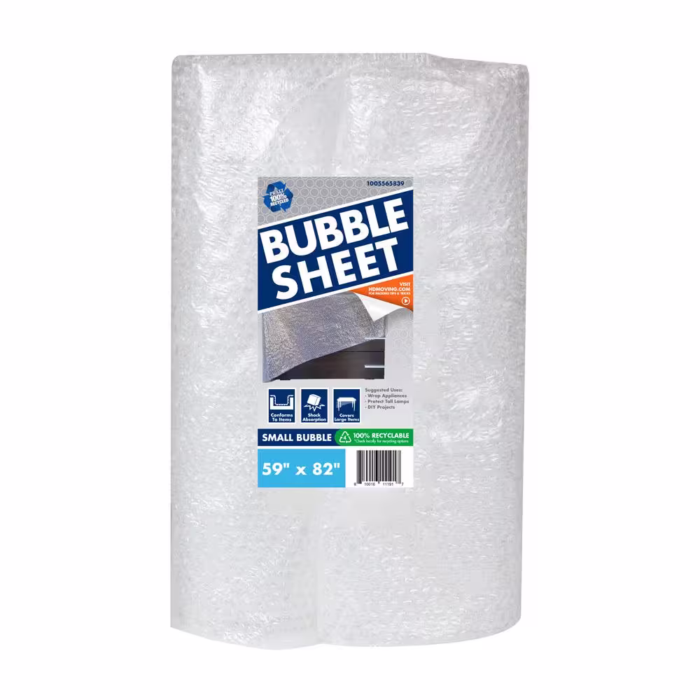 Pratt Retail Specialties 3/16 in. x 59 in. x 82 in. Bubble Sheet (3 Pack)