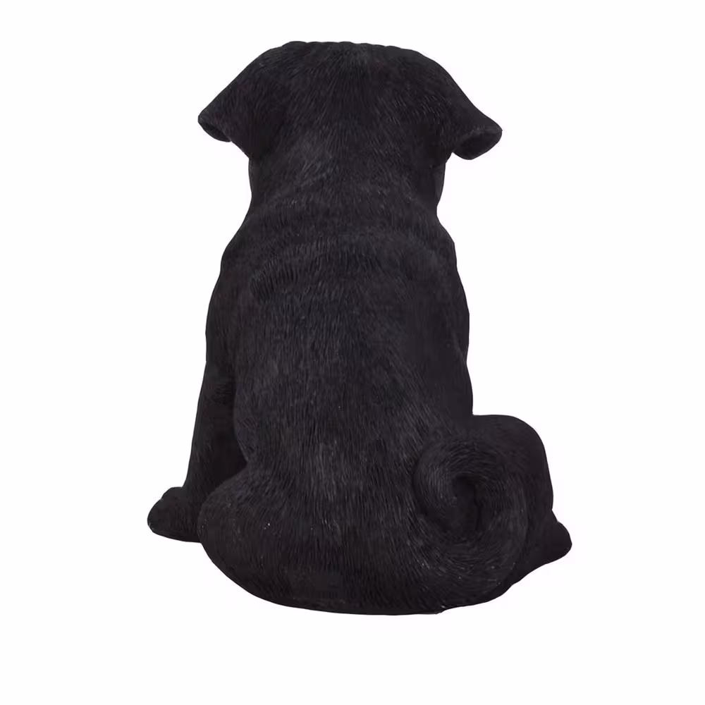 Hi-Line Gift Black Pug Puppy Statue
