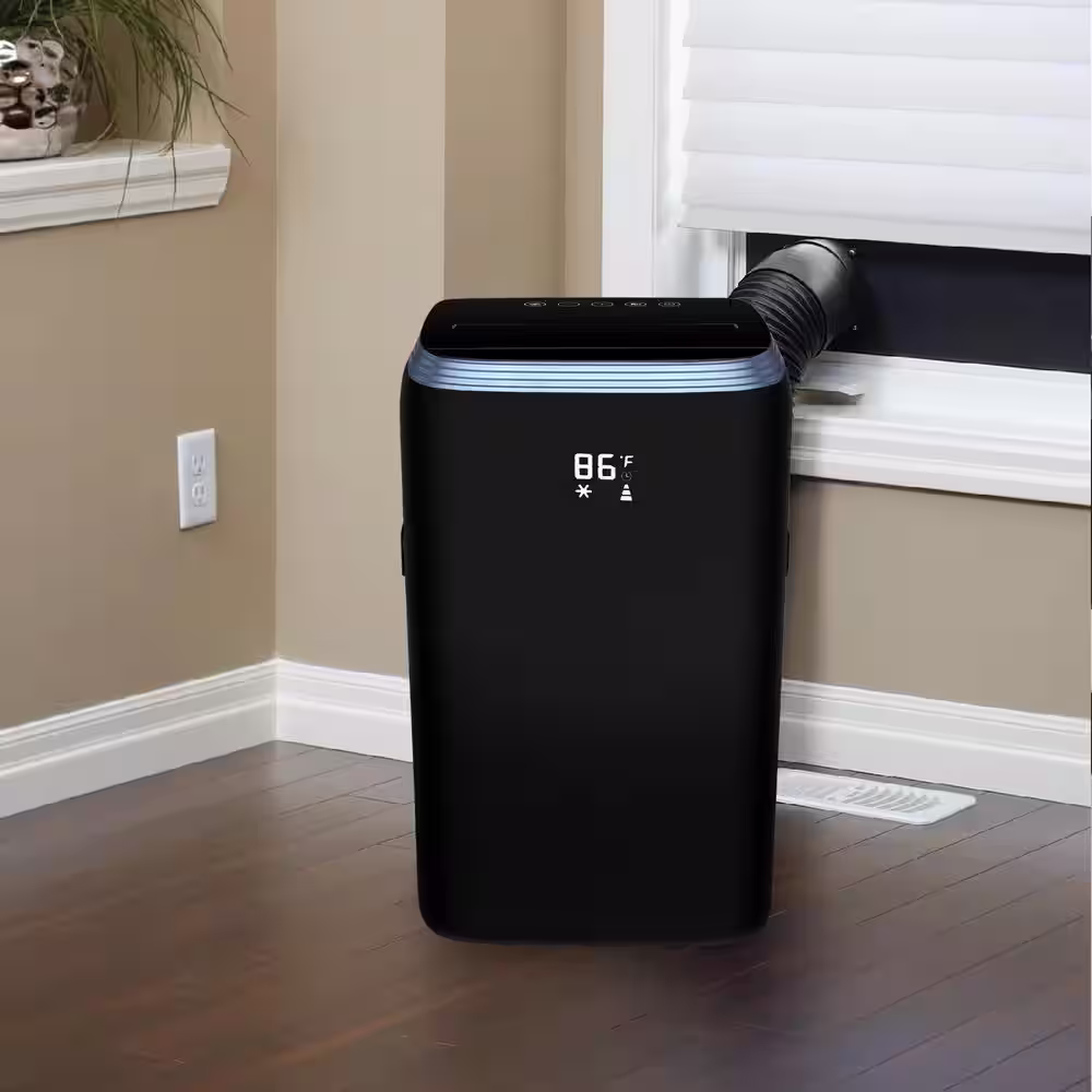 Danby 13,000 BTU (8,000 SACC) 3-in-1 Portable Air Conditioner in Black with Fan and Dehumidifier