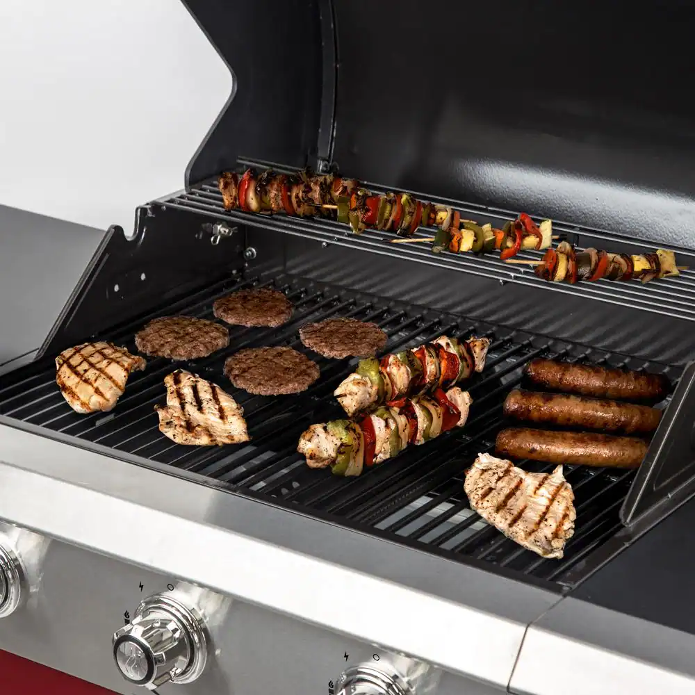 Dyna-Glo 3-Burner Propane Gas Grill in Red