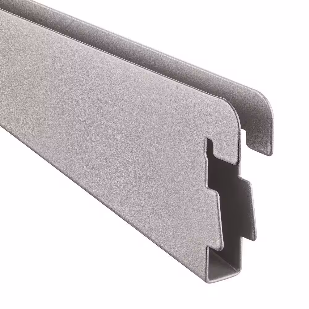 Everbilt 9 in. Satin Nickel Twin Track Steel Bracket