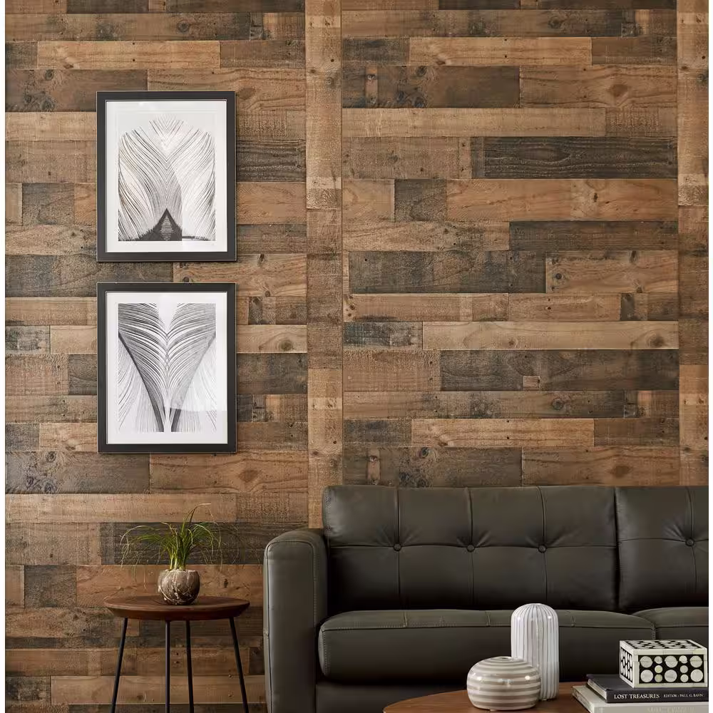 Woodgrain Millwork 3.5 mm x 48 in. x 96 in. Authentic Pallet MDF Panel