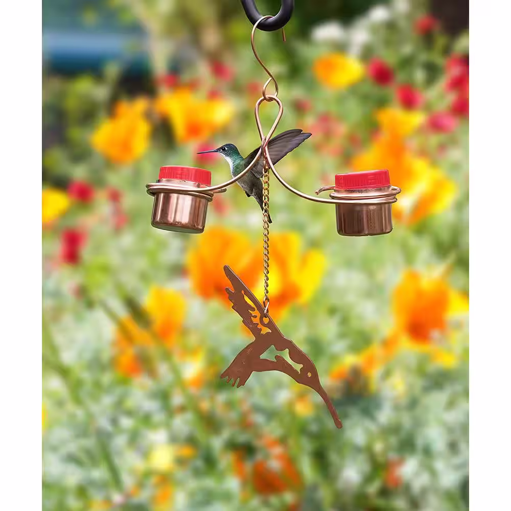 Monarch Abode Monarch Pure Copper Handcrafted Hummingbird Feeder