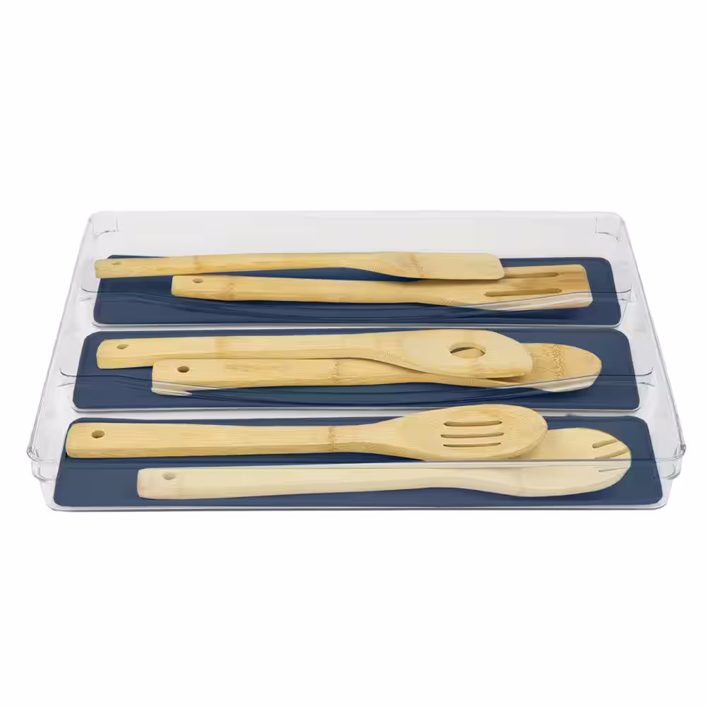 None 2 in. H x 12.75 in. W x 16 in. D Plastic Utensil Tray