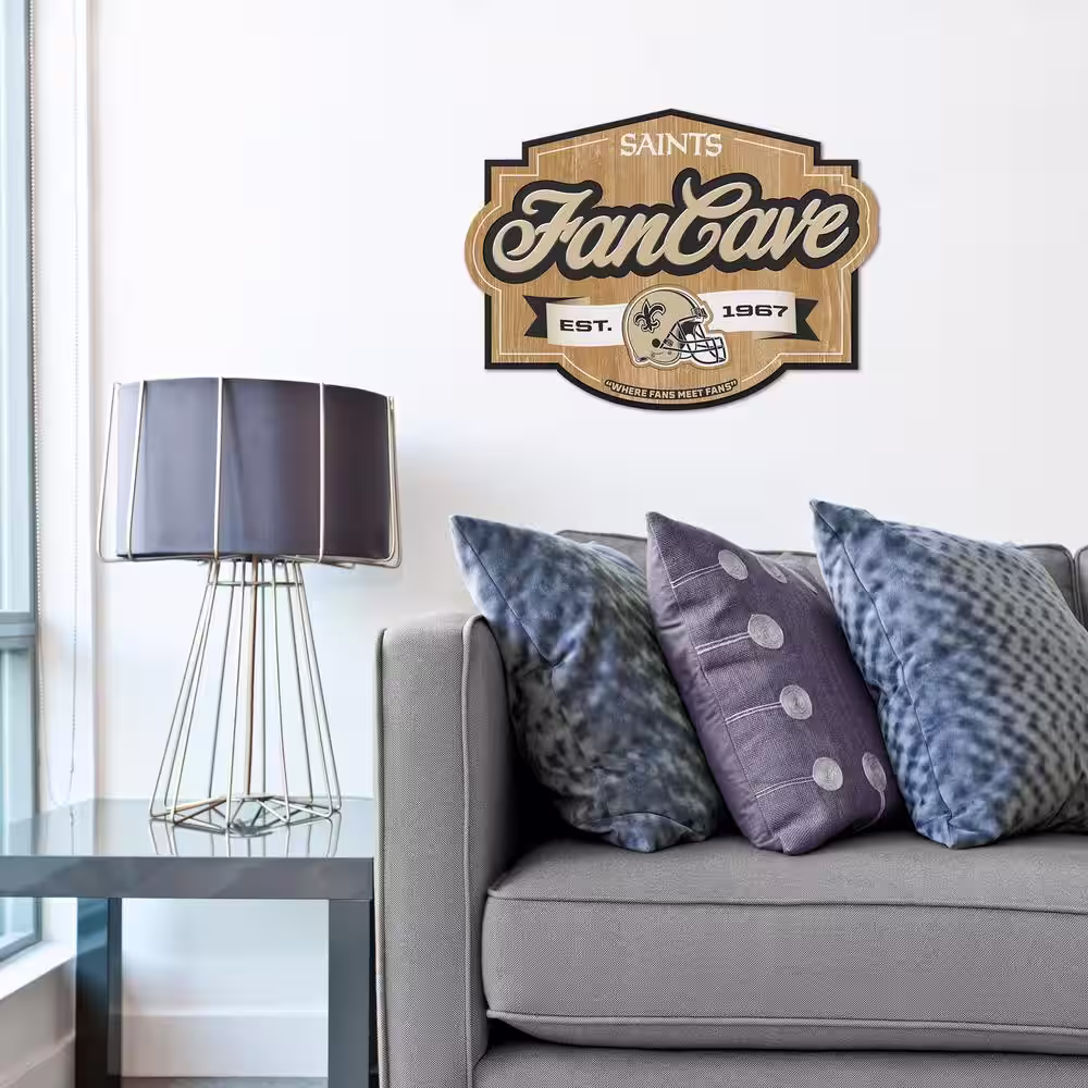 YouTheFan NFL New Orleans Saints Fan Cave Decorative Sign