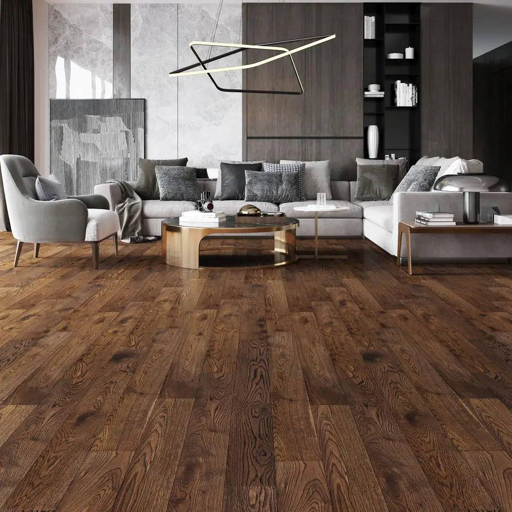 ACQUA FLOORS Neah Oak 1/4 in. T x 5 in. W Waterproof Engineered Hardwood Flooring (16.7 sqft/case)