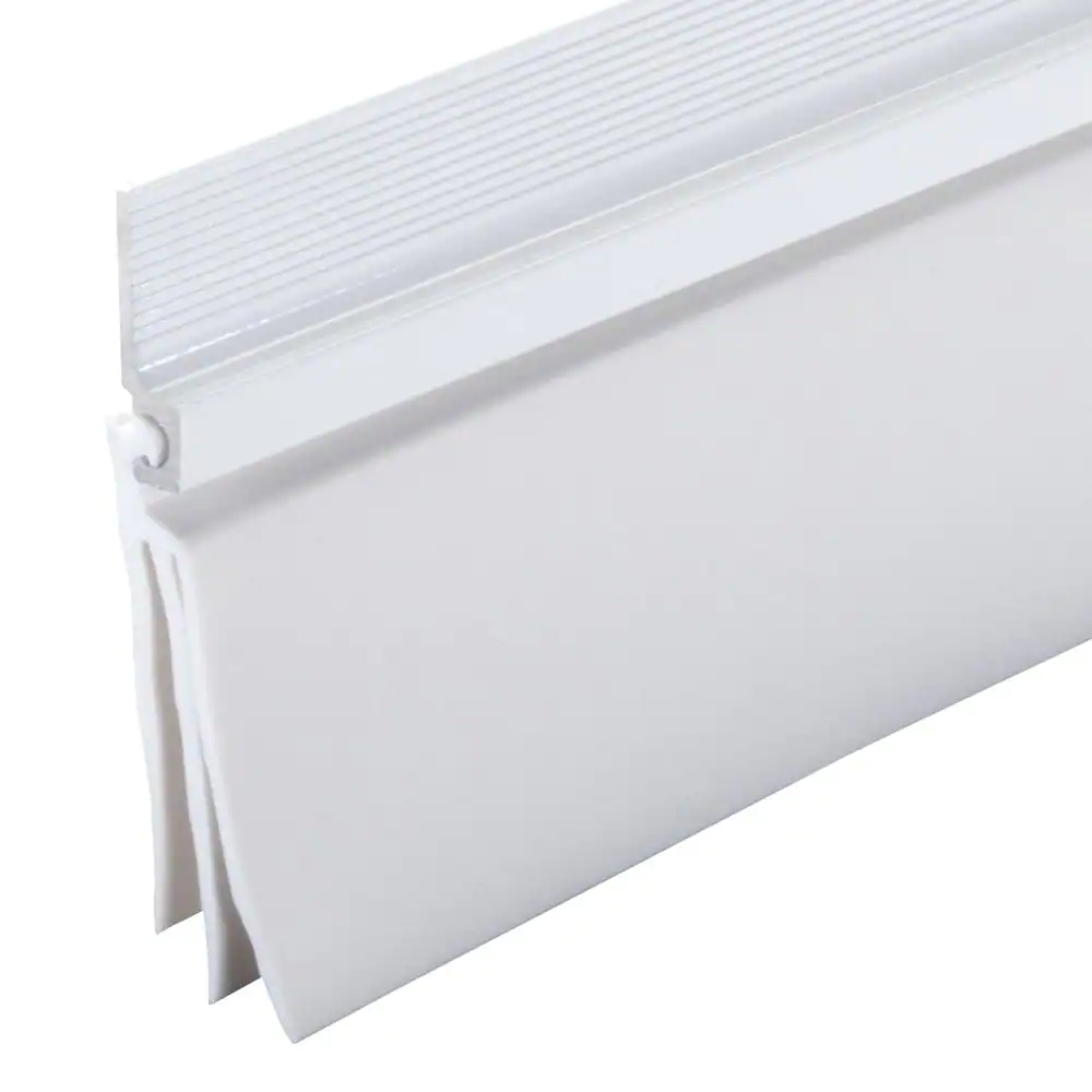 M-D Building Products 36 in. White Aluminum and Vinyl Cinch Self-adhesive Door Sweep