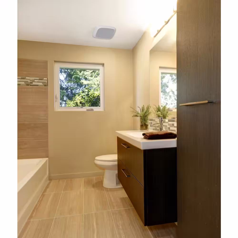 HOMEWERKS 70 CFM Bathroom Exhaust Fan with Bluetooth Speaker