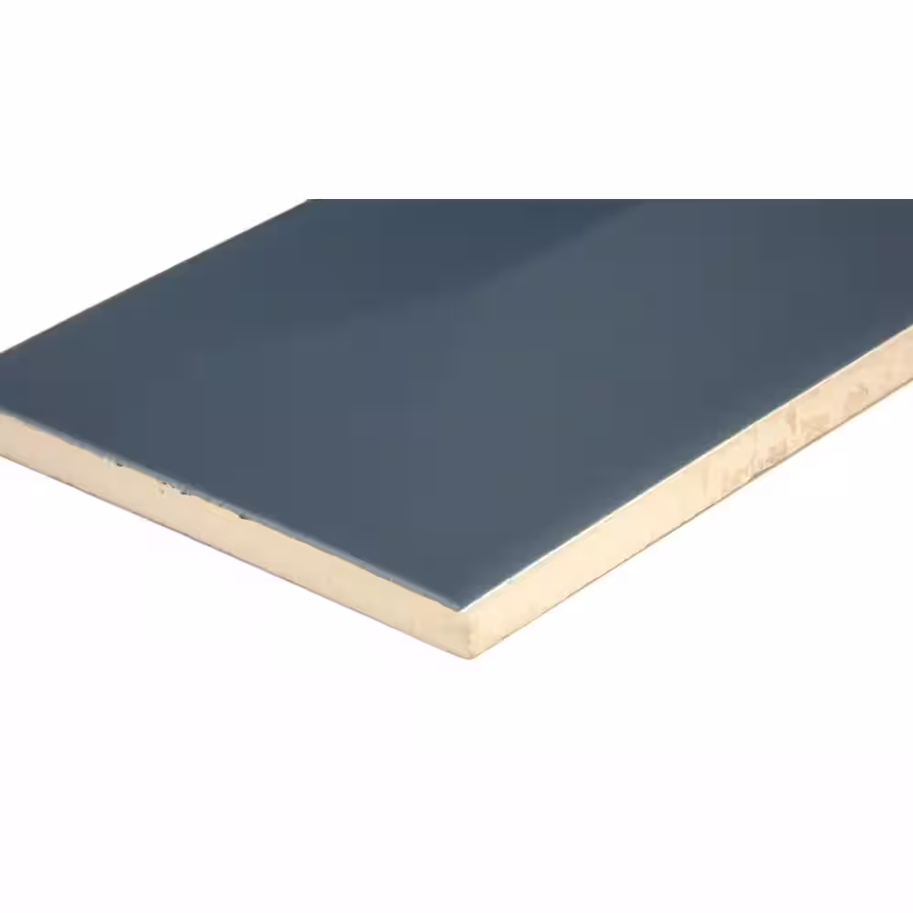 None Estasi Navy Peak 2.95 in. x 11.81 in. Matte Ceramic Floor and Wall Tile (6.05 Sq. Ft./Case)