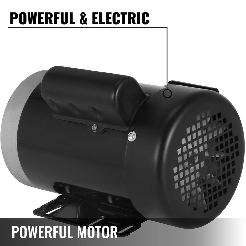 VEVOR 1 Hp Air Compressor Motor 5/8 in. Shaft TEFC Electric Motor 3450 RPM Single Phase 115/230-Volt 56C Frame AC Motor