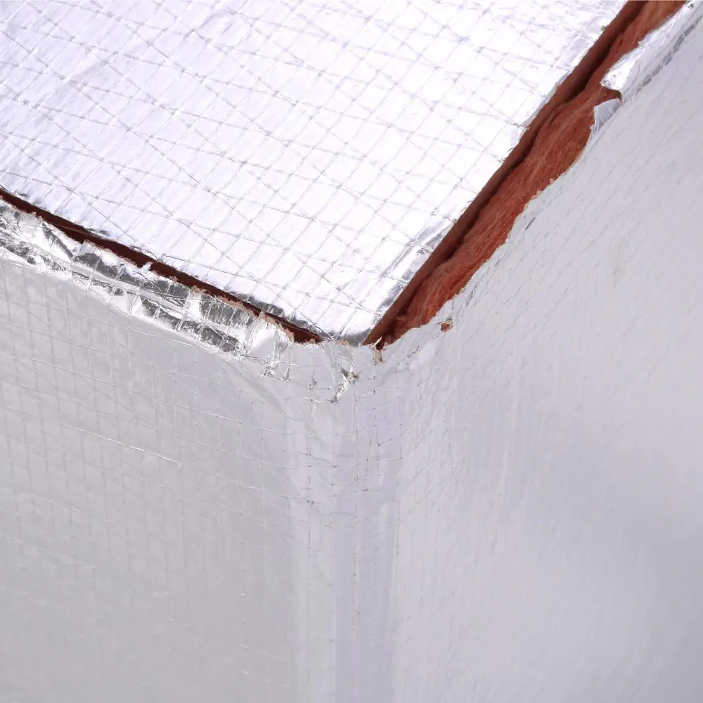 Master Flow 24 in. x 24 in. x 24 in. Duct Board Plenum Kit - R6.0
