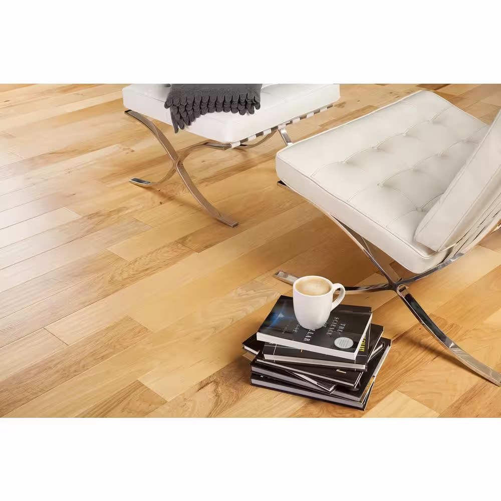 NATU Heritage 3/8 in. W T x 5 in. W x Vary Length Natural Engineered Hickory Hardwood Flooring (32.81 sq. ft./case)