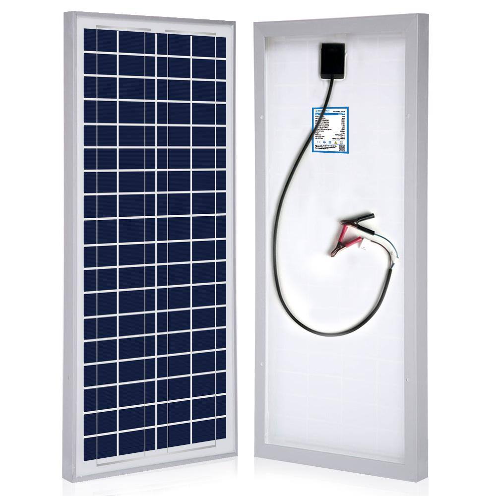 ACOPower 35 -Watt 12-Volt Poly Solar Panel, Compatible with Portable Chest Fridge Freezer Cooler