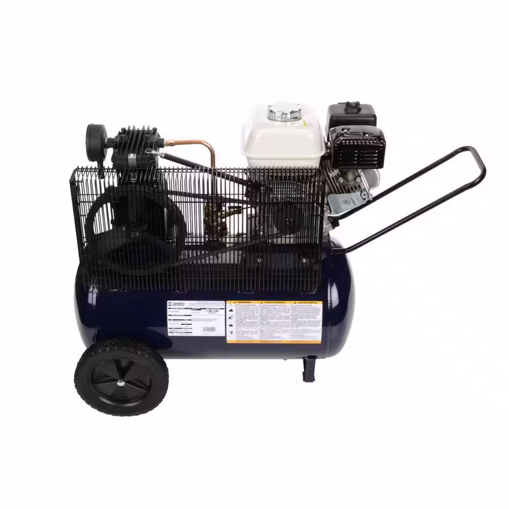 Campbell Hausfeld 20 Gal. Horizontal Gas Single-Stage 10.2 CFM GX160 Honda Portable Air Compressor